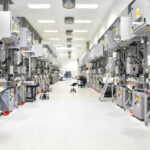 high Tech Industrie - Production of solar cells - Production rooms and machines